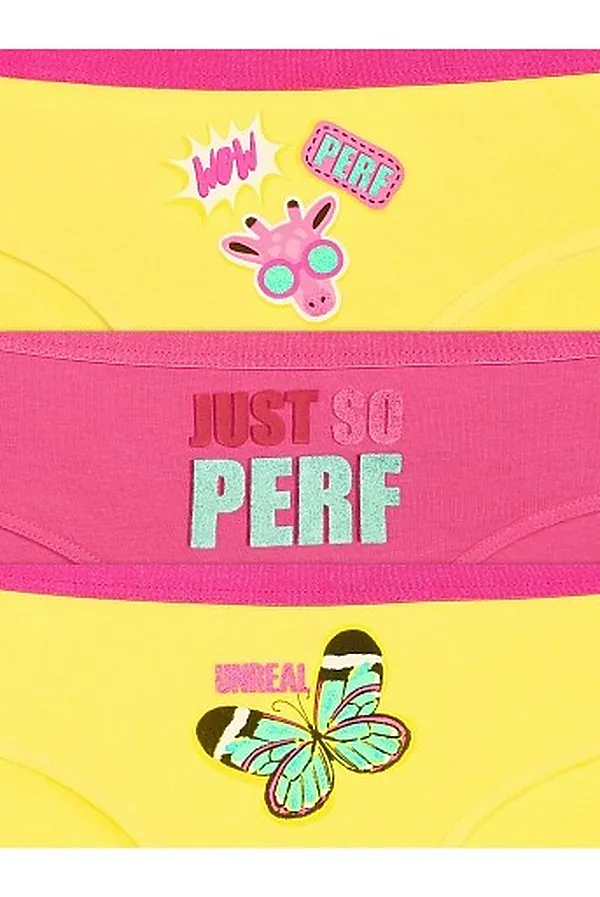 Трусы 3 шт. PELICAN, желтый/розовый/желтый - фото 2