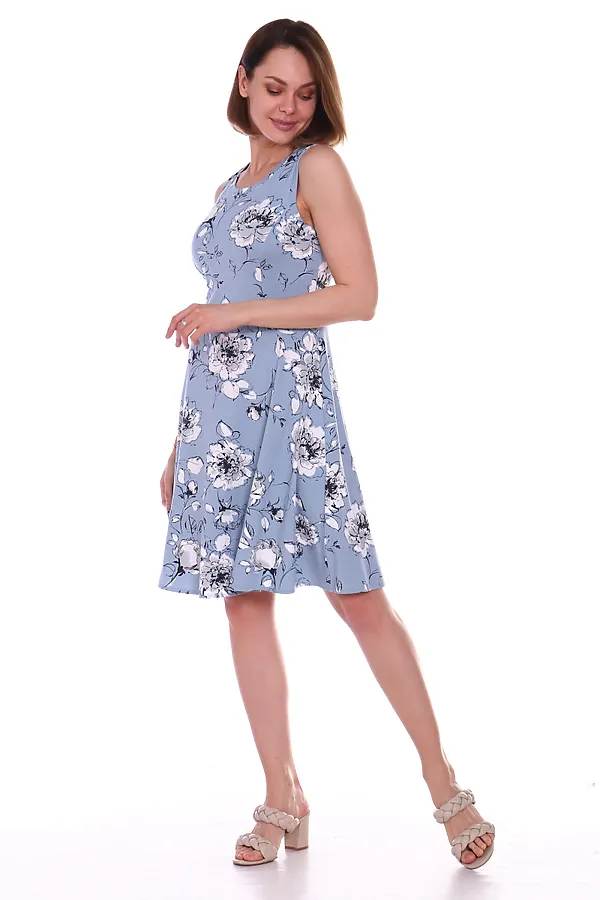Платье СОФИЯ37, голубой - фото 2