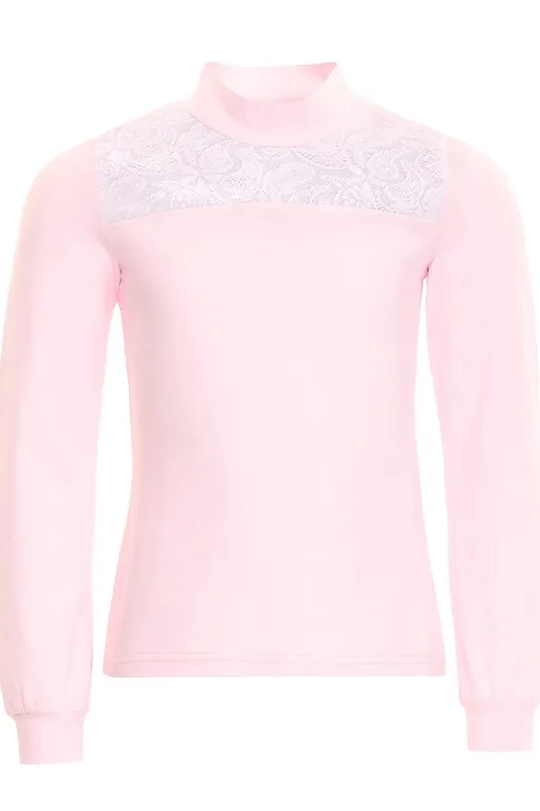 Водолазка  АПРЕЛЬ, нежно-розовый110+огурцы белый - фото 2