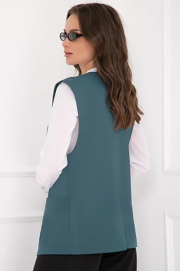 Жилет BELLOVERA, бирюзовый - фото 2