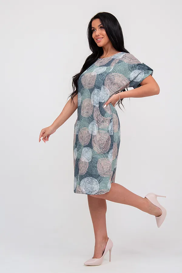 Платье MODELLINI, хаки - фото 2