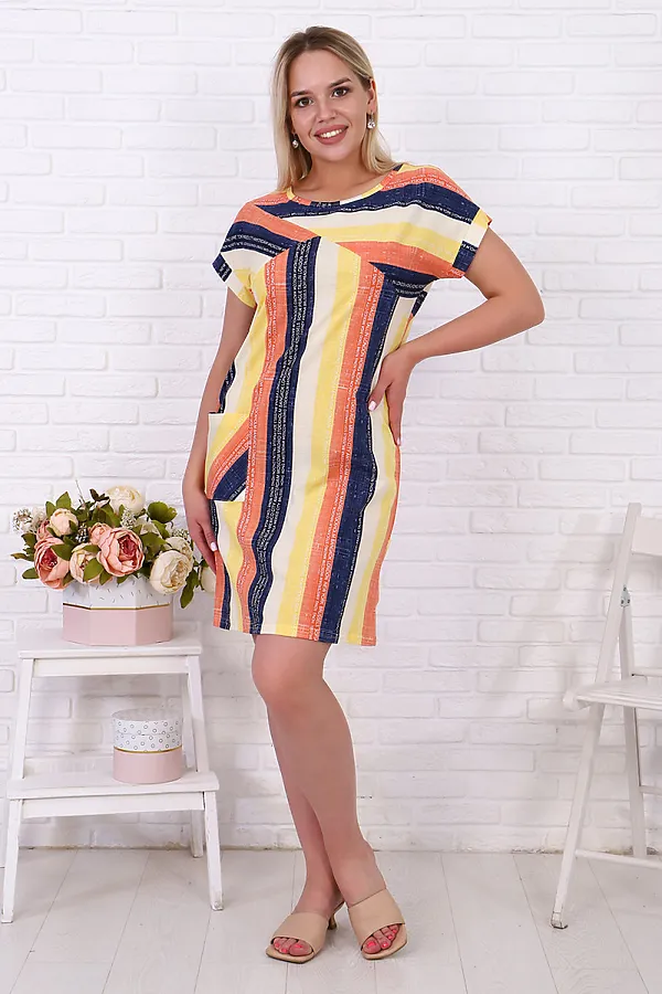 Платье СОФИЯ37, жёлтый - фото 2