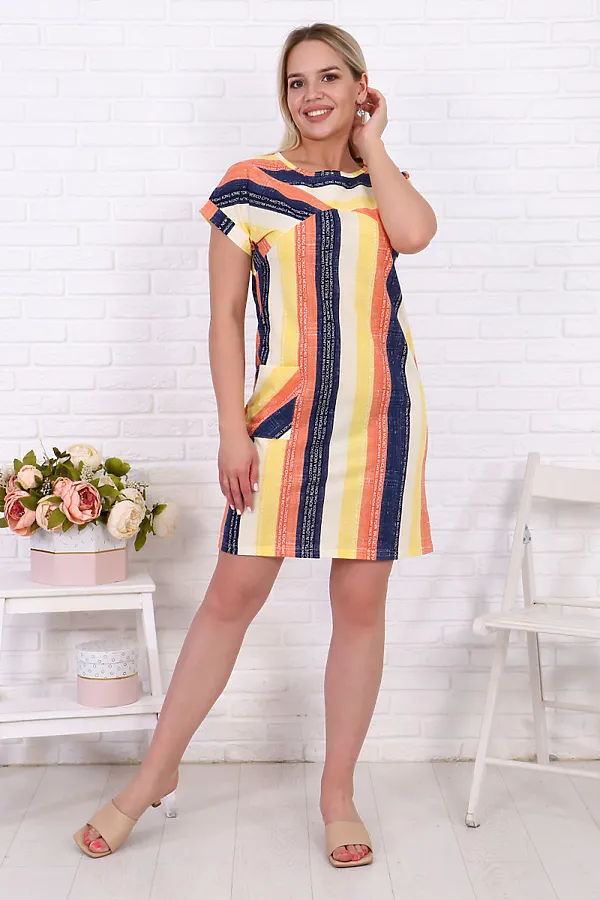 Платье СОФИЯ37, жёлтый - фото 2