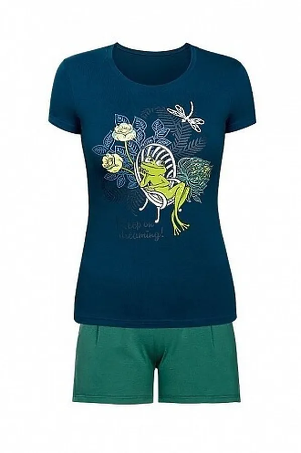 Пижама (футболка+шорты) PELICAN, jeans - фото 2