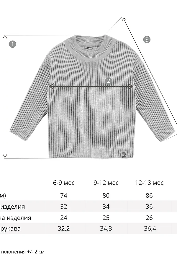 Джемпер  BOSSA NOVA, пудровый - фото 2