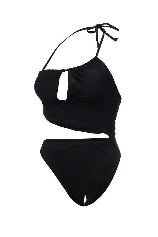 Купальник монокини женский черный слитный купальник на завязках "Кируна" Nothing But Love, черный - фото 2