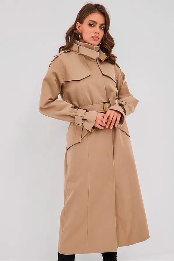 Плащ HOOPS, бежевый - фото 2