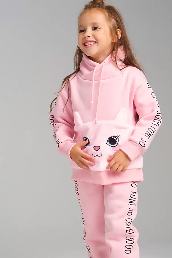 Толстовка PLAYTODAY, светло-розовый - фото 2