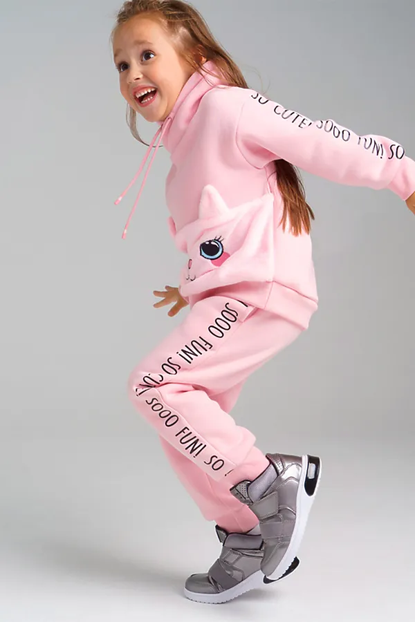 Толстовка PLAYTODAY, светло-розовый - фото 2