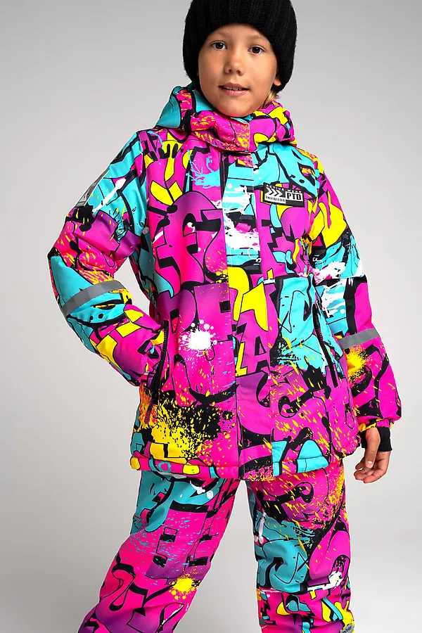 Комплект (Куртка+Брюки) PLAYTODAY, разноцветный - фото 2