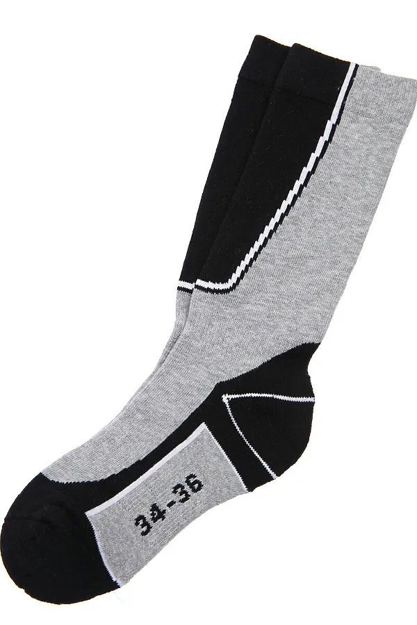 Термоноски PLAYTODAY, черный,серый - фото 2