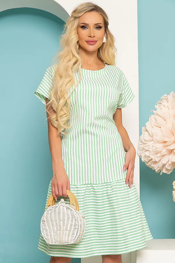 Платье LADY TAIGA, нежная зелень - фото 2