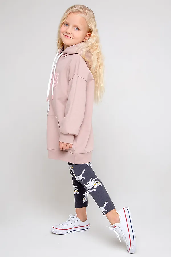 Толстовка  CROCKID SALE, кофейно-розовый к345 - фото 2