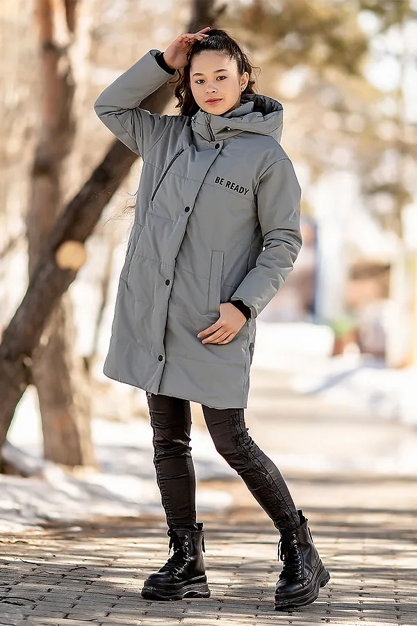 Пальто BATIK, хаки - фото 2