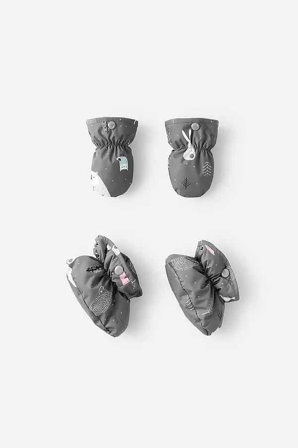 Комбинезон CROCKID SALE, серый, зимний лес - фото 2