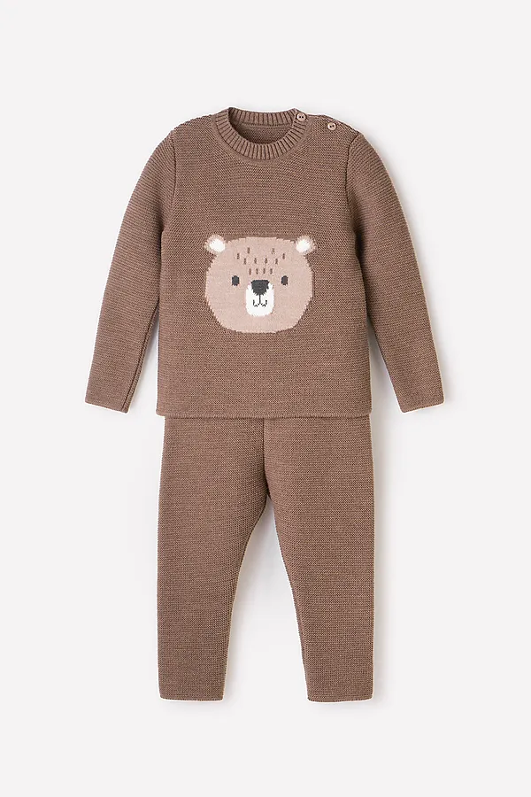 Костюм (джемпер+брюки) CROCKID, темно-бежевый - фото 2