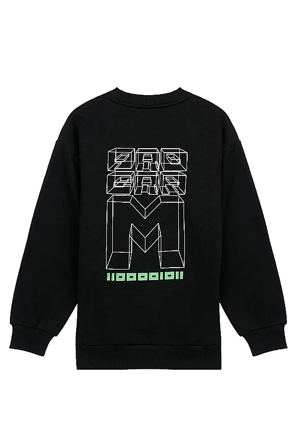 Свитшот PLAYTODAY, черный - фото 2