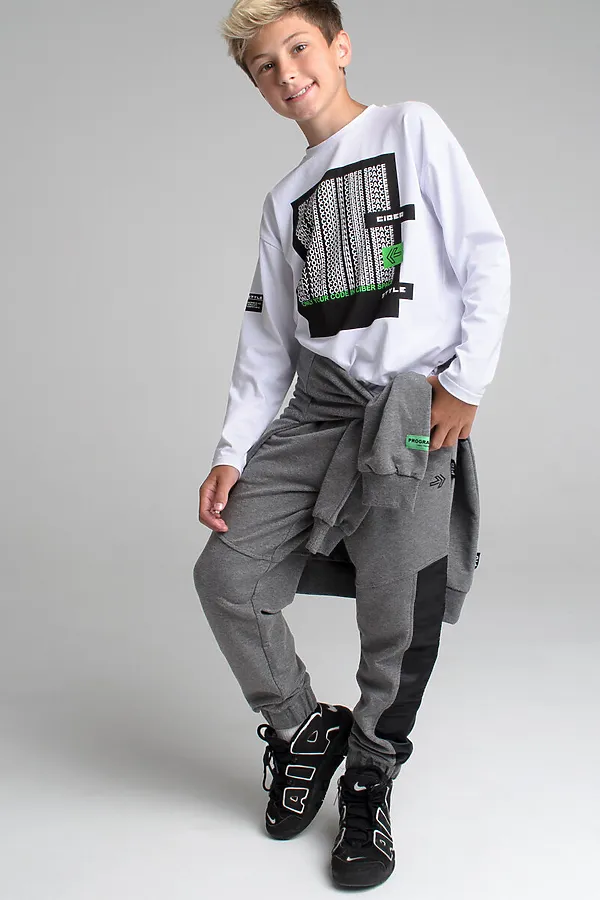 Лонгслив PLAYTODAY, белый - фото 2