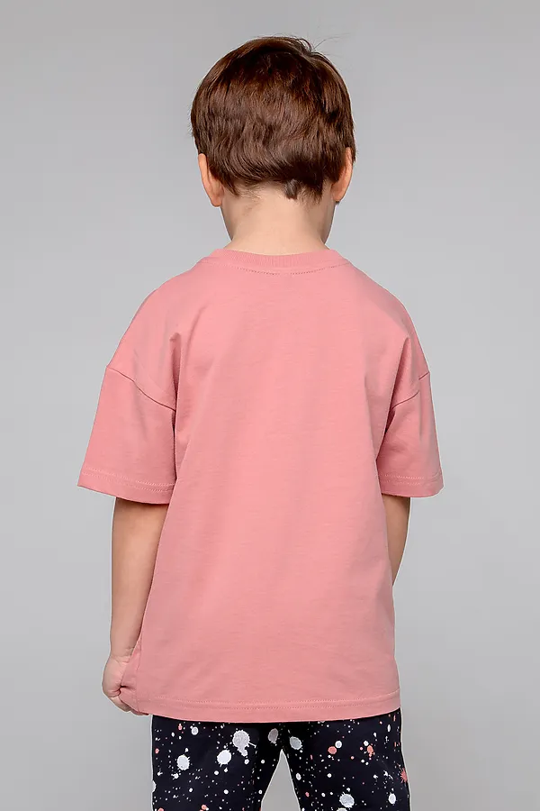 Футболка  CROCKID SALE, темно-коралловый к350 - фото 2