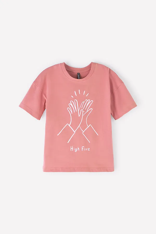 Футболка  CROCKID SALE, темно-коралловый к350 - фото 2