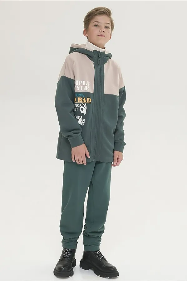 Толстовка  PELICAN, зеленый - фото 2