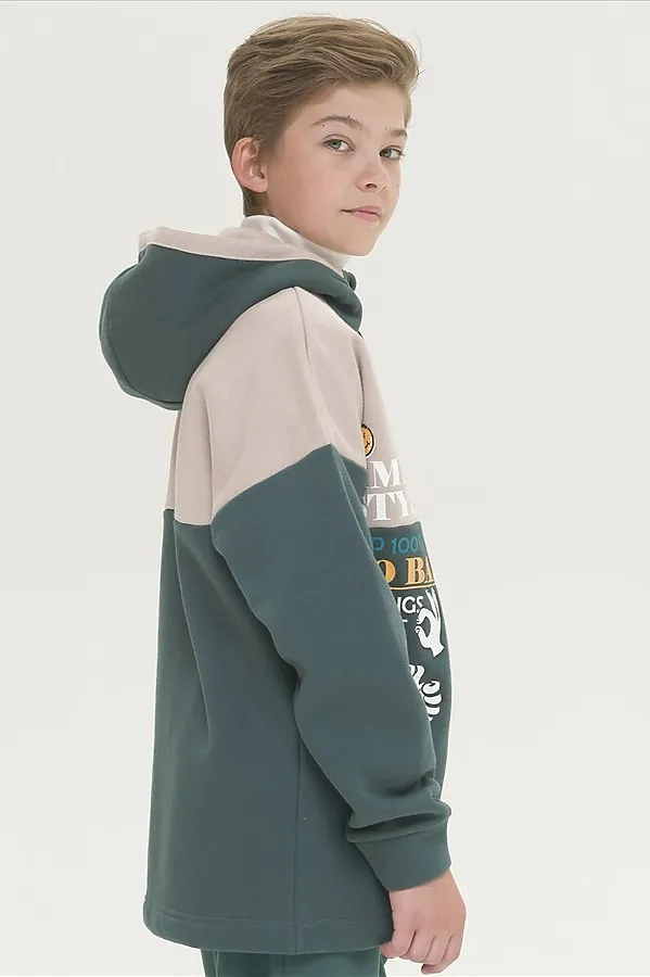 Толстовка  PELICAN, зеленый - фото 2