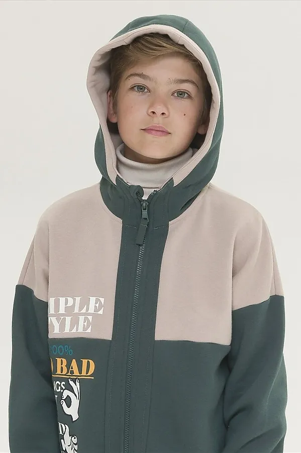 Толстовка  PELICAN, зеленый - фото 2