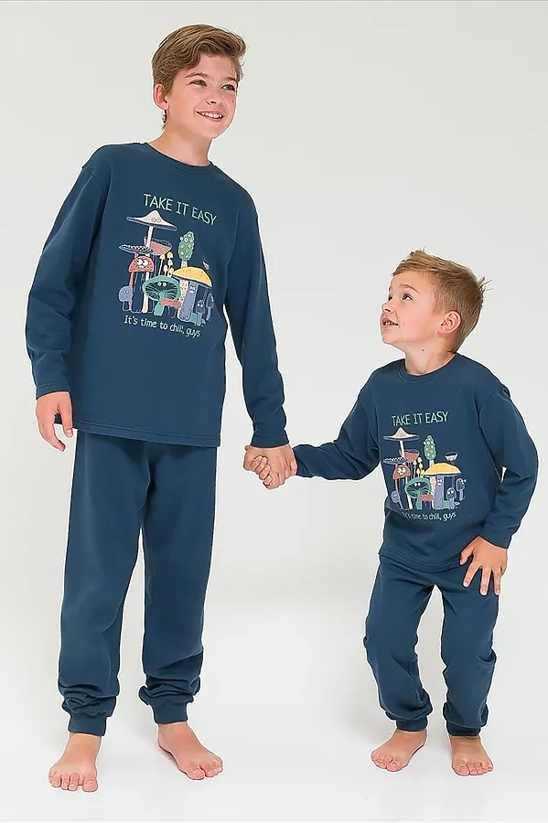 Пижама PELICAN, джинс - фото 2