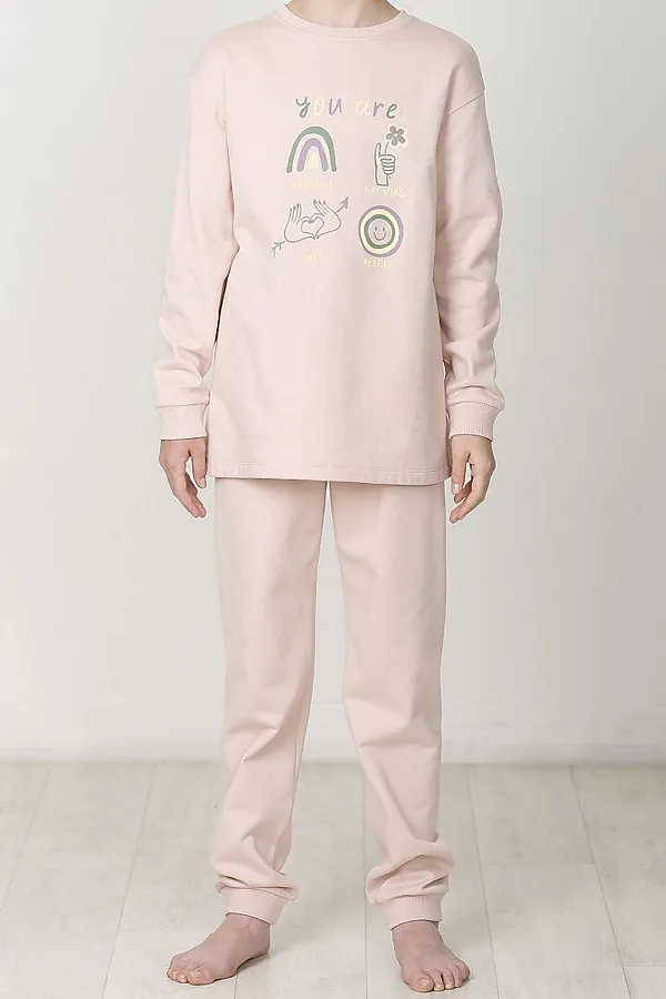 Пижама PELICAN, пудра - фото 2