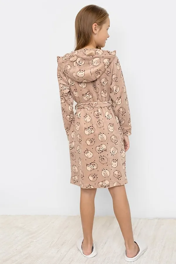 Халат  MARK FORMELLE, хомяки на кофейном - фото 2