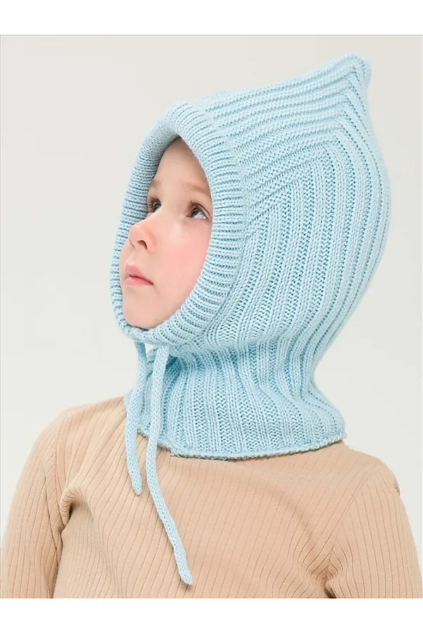 Капор  PELICAN, голубой - фото 2