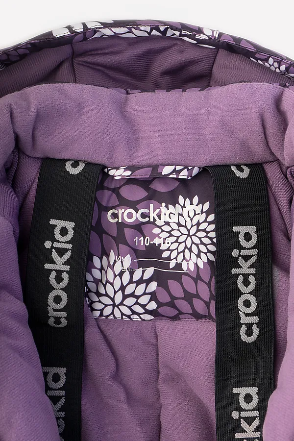 Комбинезон CROCKID SALE, антрацит, гербера - фото 2