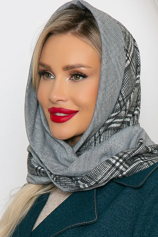 Косынка LADY TAIGA, клетка - фото 2