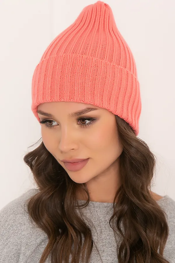 Шапка BELLOVERA, персиковый - фото 2