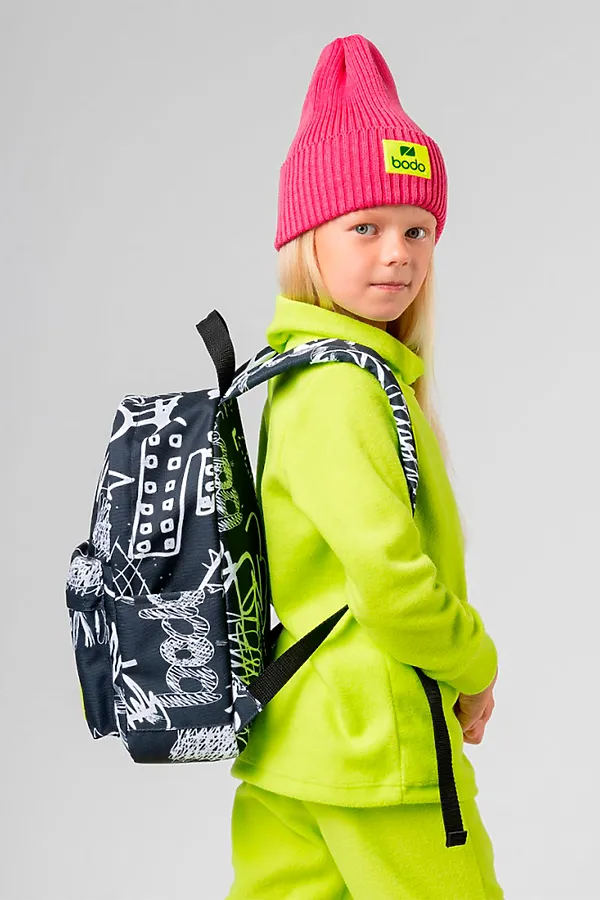 Рюкзак BODO, черный (белый) - фото 2