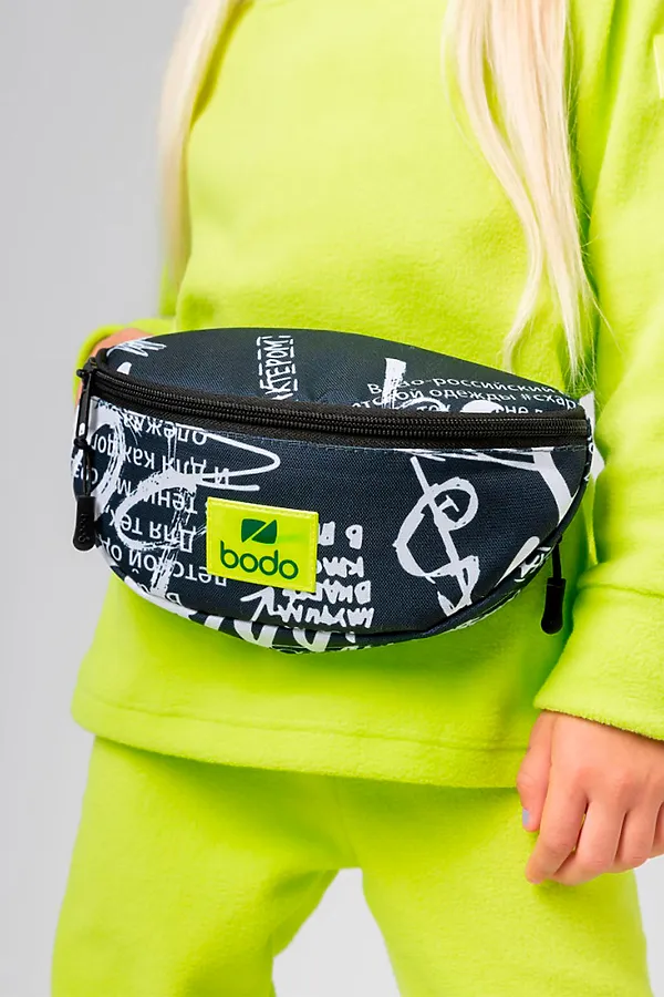 Сумка BODO, черный (белый) - фото 2