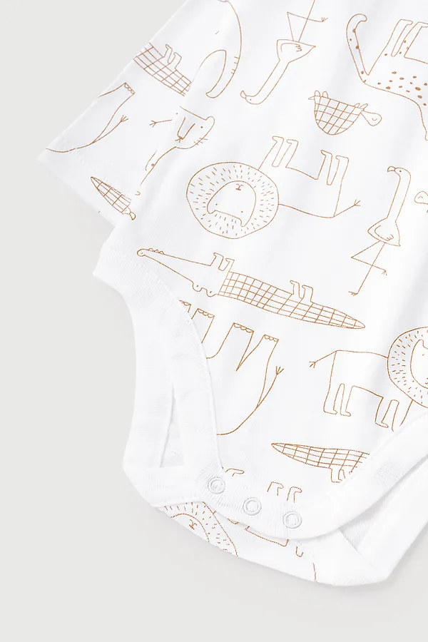 Боди  CROCKID SALE, звери на прогулке на сахаре - фото 2