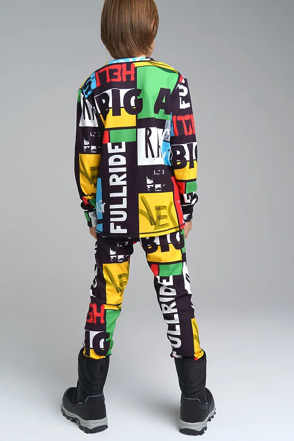 Термобелье (Лонгслив+Кальсоны) PLAYTODAY, разноцветный - фото 2