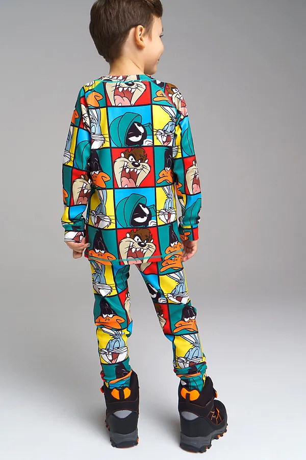 Термобелье (Лонгслив+Кальсоны) PLAYTODAY, разноцветный - фото 2