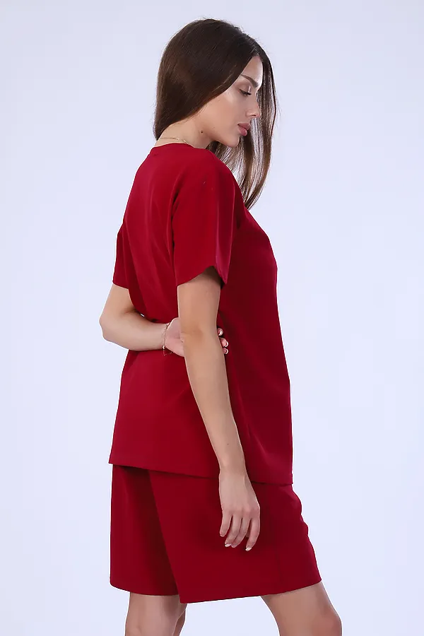 Костюм 70020 НАТАЛИ, бордовый - фото 2