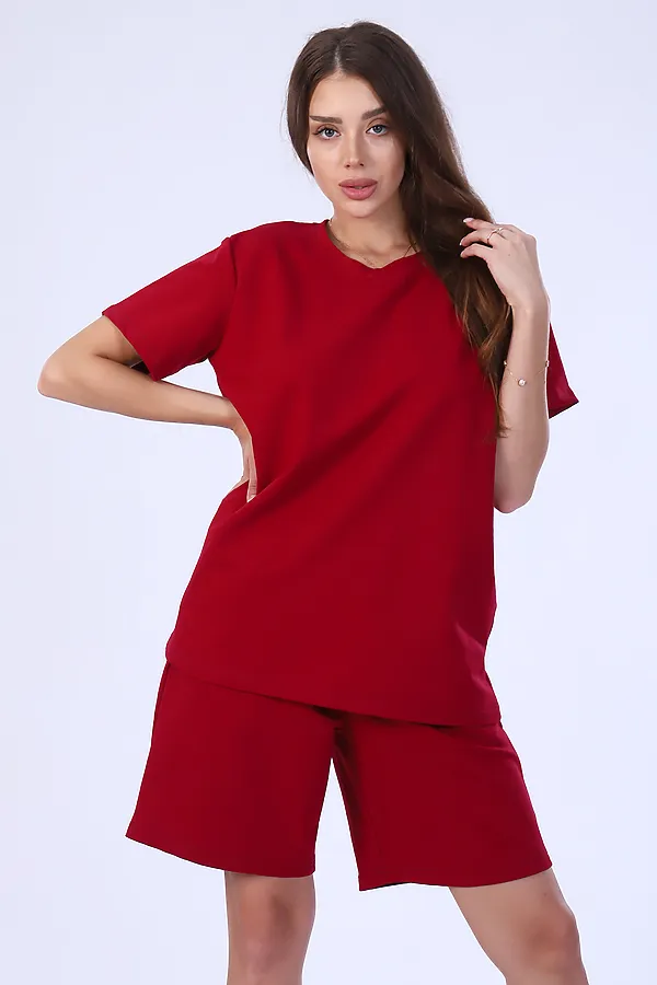 Костюм 70020 НАТАЛИ, бордовый - фото 2