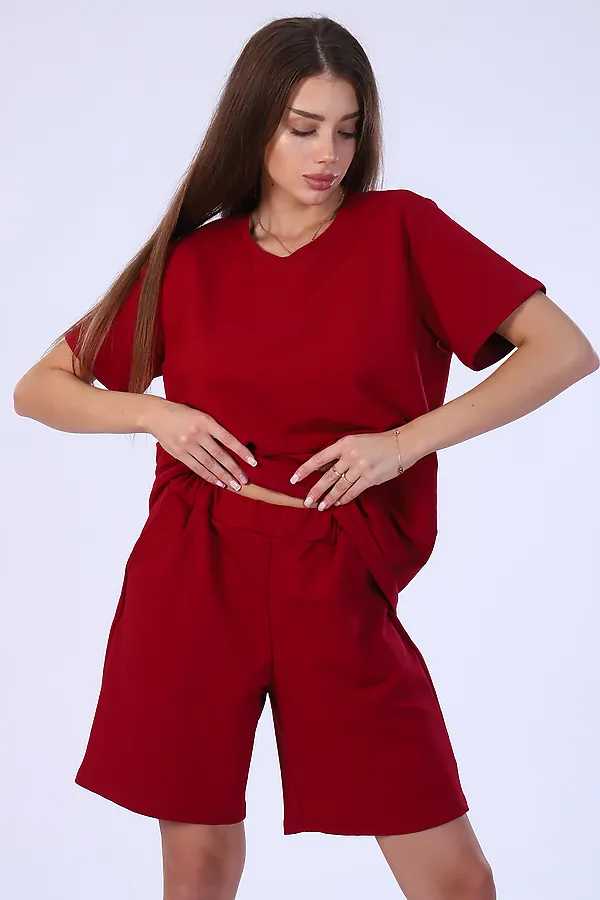 Костюм 70020 НАТАЛИ, бордовый - фото 2