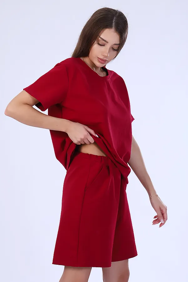 Костюм 70020 НАТАЛИ, бордовый - фото 2