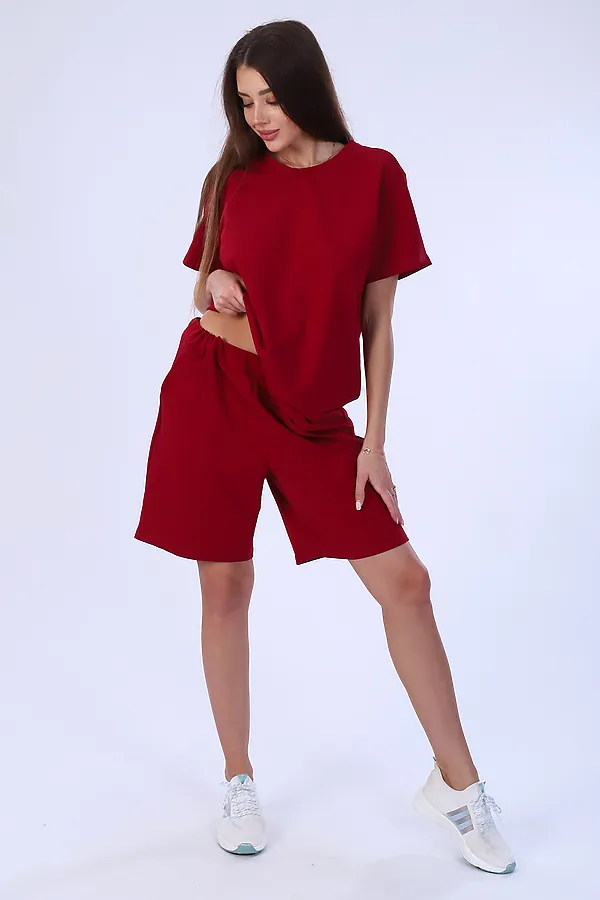 Костюм 70020 НАТАЛИ, бордовый - фото 2