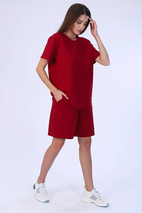 Костюм 70020 НАТАЛИ, бордовый - фото 2