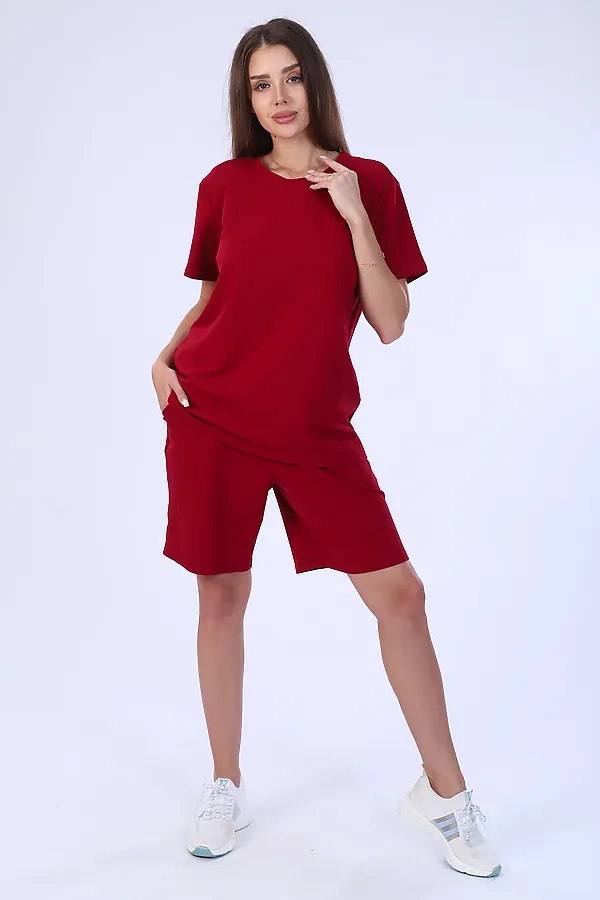 Костюм 70020 НАТАЛИ, бордовый - фото 2