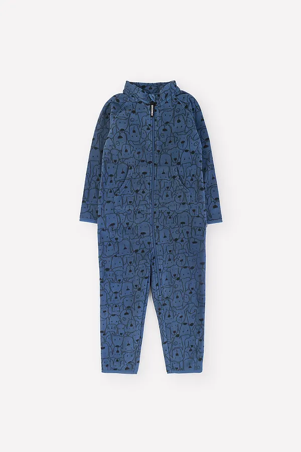 Комбинезон  CROCKID SALE, светлый индиго, найди кошку - фото 2