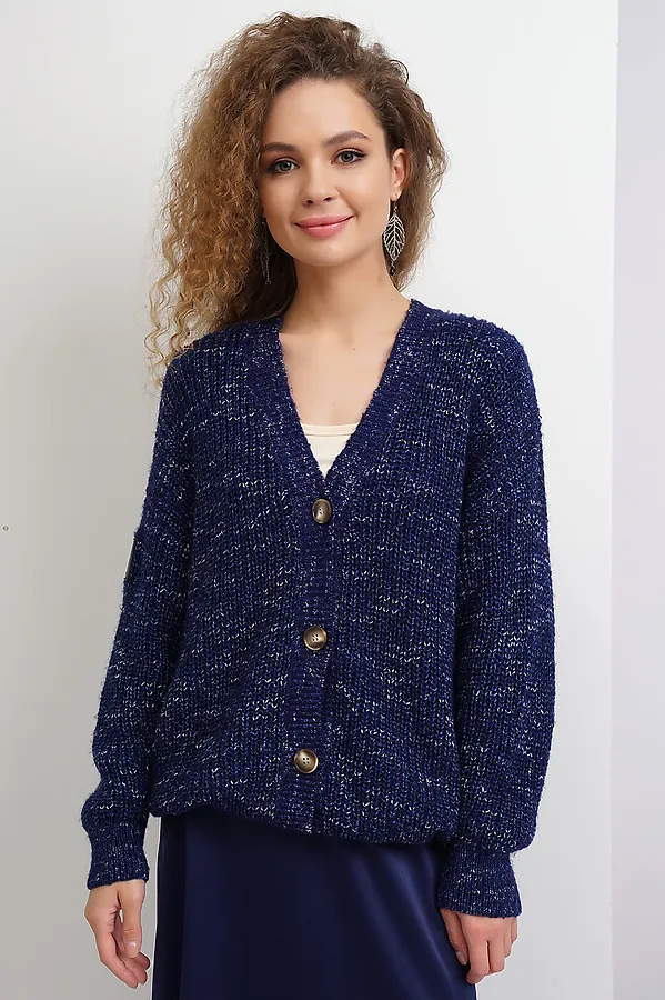 Кардиган CLEVER, синий - фото 2