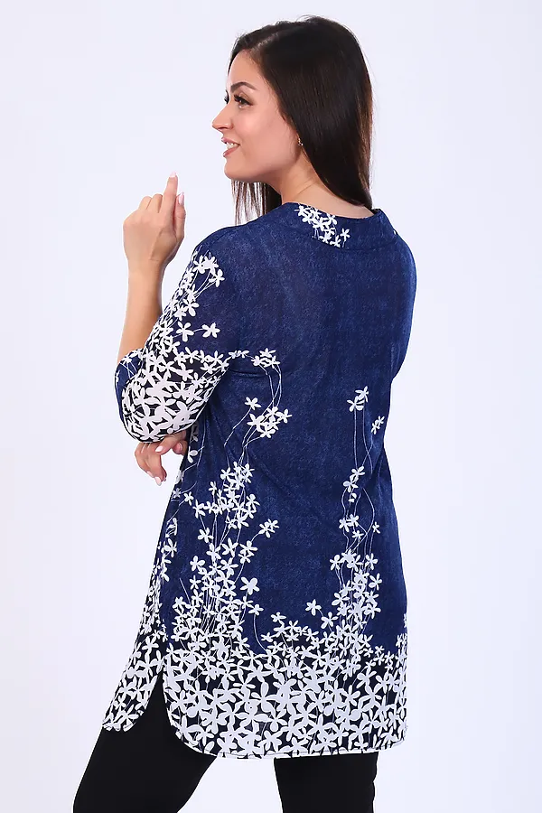 Туника Гертруда НАТАЛИ, цветы - фото 2