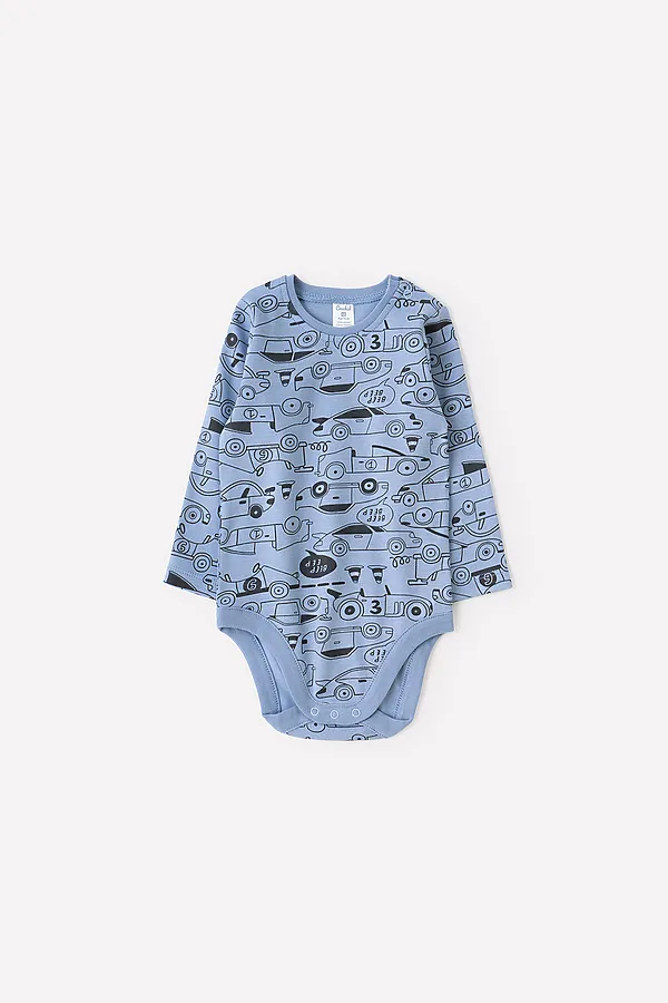 Боди CROCKID SALE, быстрые машинки на серо-голубом - фото 2